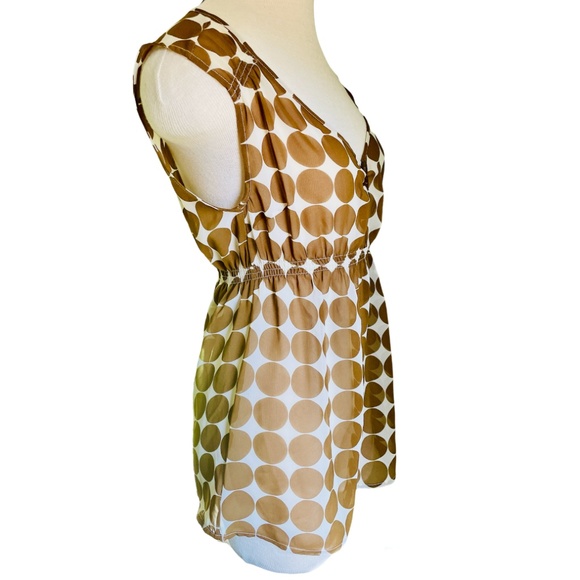 FOSSIL Tank Polka Dot Semi-Sheer - Picture 2 of 9